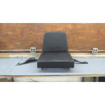 2007 Taylor -Dunn Forklift Seat; Black Vinyl, Frame, steel rails